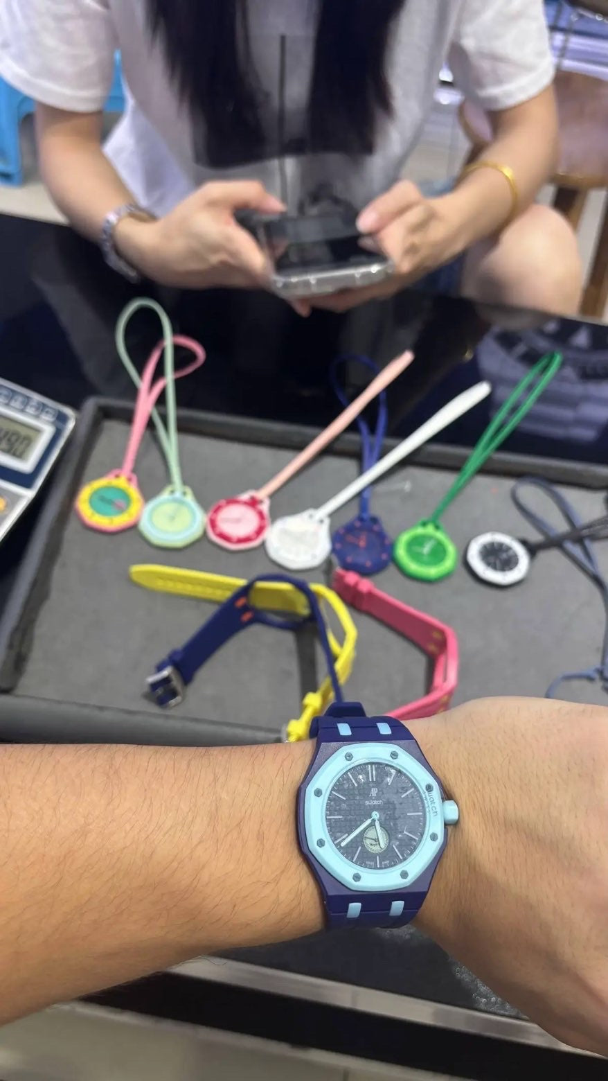 montre Audemars piguet Swatch style inspiré